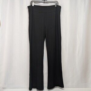 Zac & Rachel Pants Women's XL Black Pull On Comfort Waist Boot Cut Office Causal